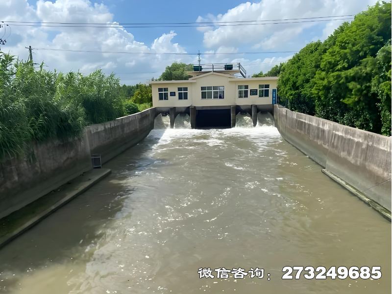 防洪堤圩排站闸门