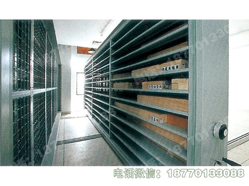 黄龙县美术馆层板网格式移动密集架