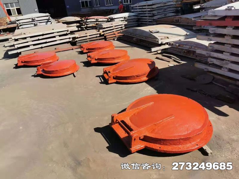 歙县铸铁圆型管道拍门